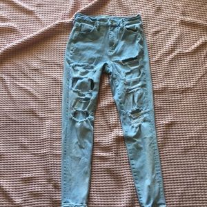 American eagle ripped skinny jeans